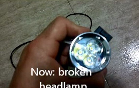 K85 2400 Lumen 3x CREE XM-L T6 LED Headlight