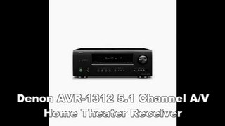 Best Denon AVR-1312 5.1 Channel AV Home Theater Receiver