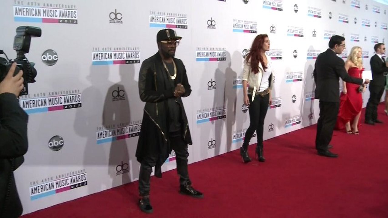 will.i.am Red Carpet Fashion - AMAs 2012