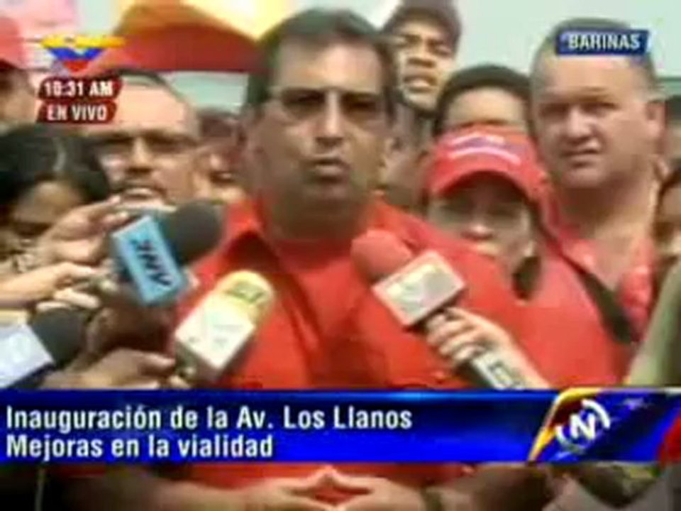 (Vídeo) Gobernador Adán Chávez inauguró la Av. Los Llanos en el Alto Barinas