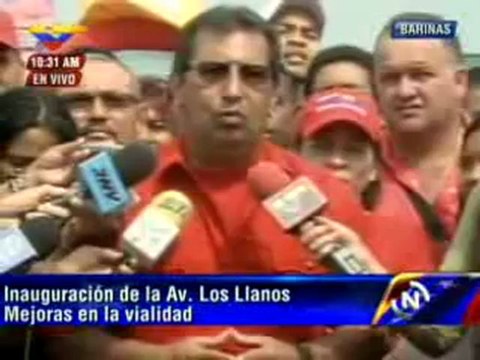 (Vídeo) Gobernador Adán Chávez inauguró la Av. Los Llanos en el Alto Barinas