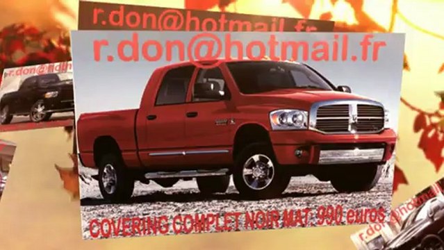 Dodge Ram, Dodge Ram, Essai video Dodge Ram, covering Dodge Ram, Dodge Ram noir mat