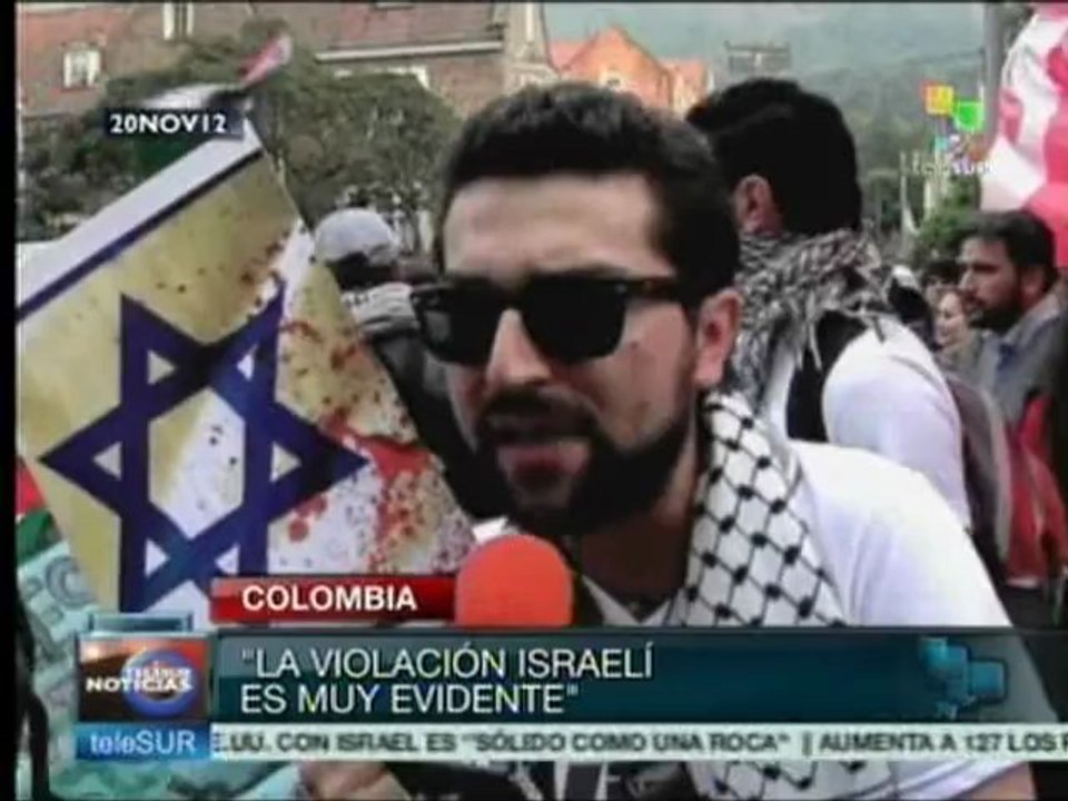 L'agression d’Israël est très claire  !!! 2012-11-21  Telesur