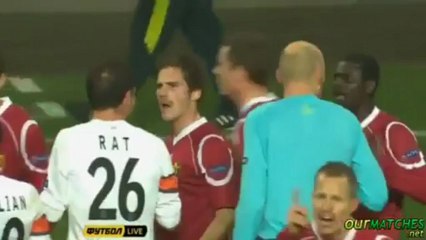 Luiz Adriano marque un but honteux en Ligue des Champions lors du match Nordsjaelland - Shakhtar