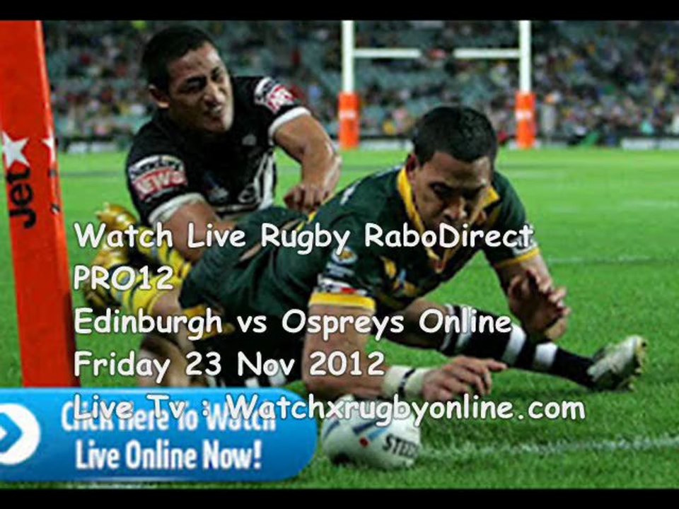 Watch Rugby Ospreys vs Edinburgh Streaming
