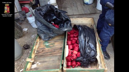 Foggia - Hurt Locker, bombe nella città, 5 arresti (20.11.12)