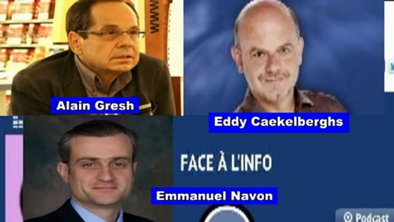 Débat sur la Palestine - clash entre le sioniste E. Navon et le journaliste