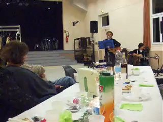 Jean-Noël  au diner des Jardins partagés de Saacy