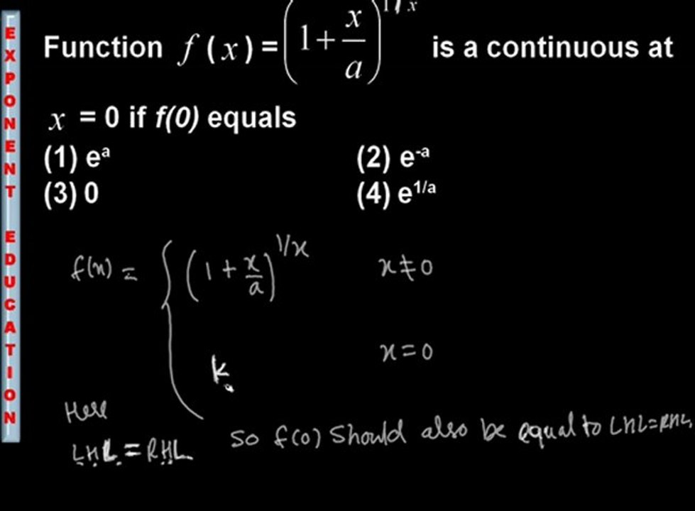 Continuity, AIEEE Maths Preparation, Crack IIT JEE, Crack CET, Free Video Lectures Online