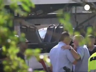 Bomb explosion on Tel Aviv bus