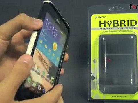 Amzer Perforated Hybrid Samsung Galaxy Note 2 Case Review in HD- Samsung Galaxy Note 2 Accessories