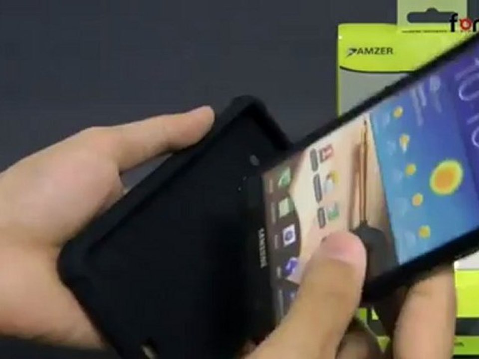 Amzer Silicone Skin Jelly Samsung Galaxy Note 2 Case Review in HD- Samsung Galaxy Note 2 Accessories