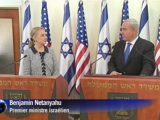 Clinton rencontre Netanyahu à Jérusalem