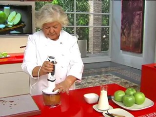 Pastís de poma amb crema de nata