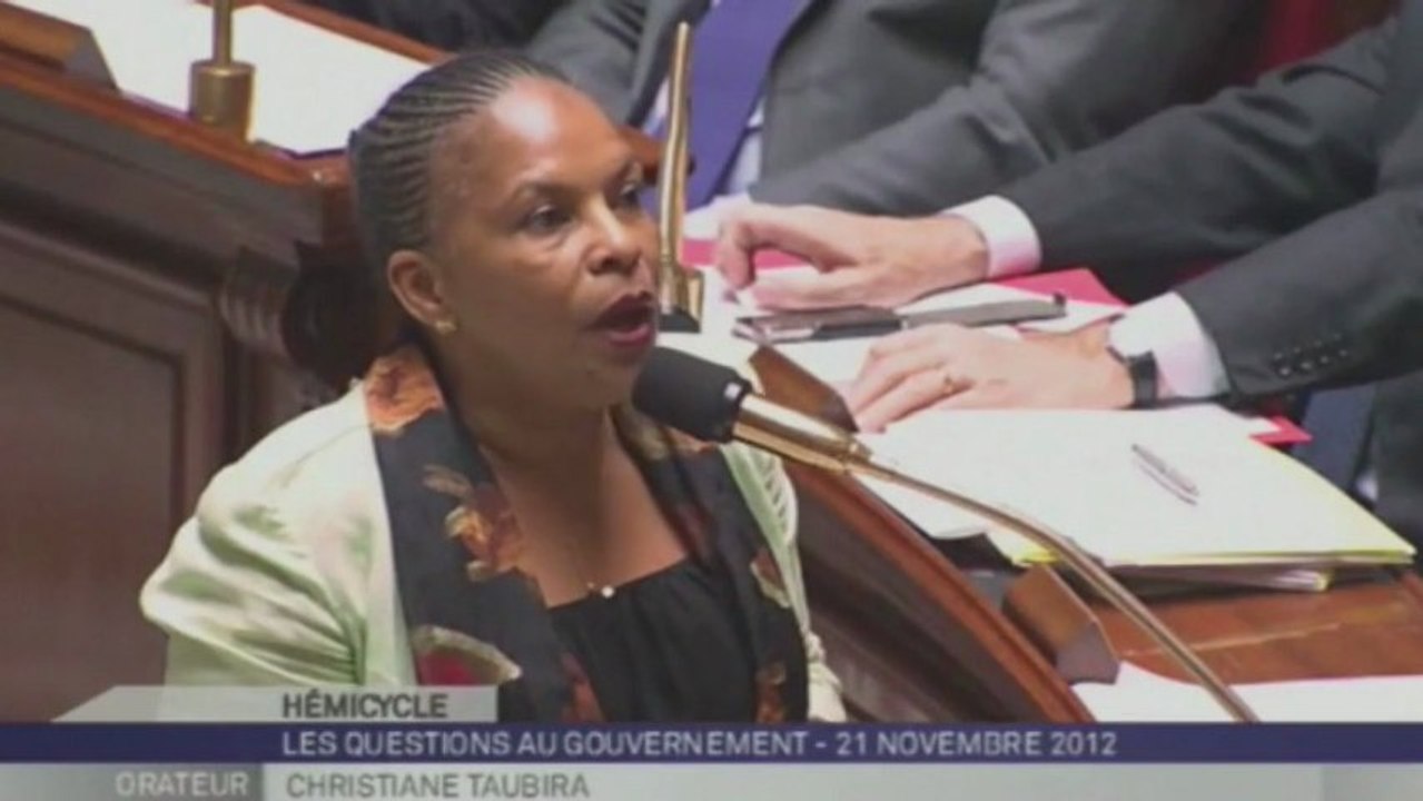 Taubira : "Le mariage pour tous sera célébré sur l'ensemble du territoire"