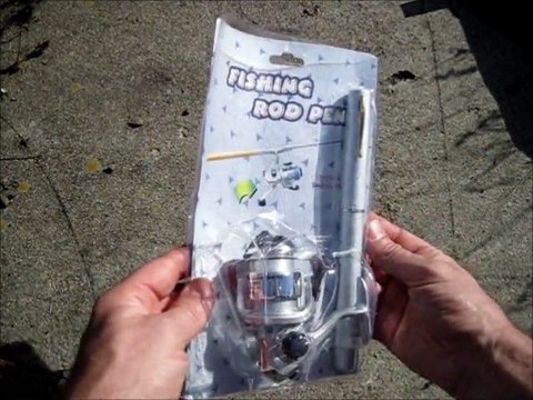 Ink Pen Fishing Pole Reel Combo Review