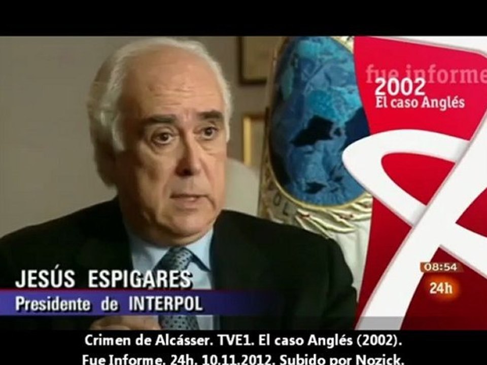 Crimen de Alcásser. El caso Anglés (2002). TVE1. Fue Informe. 24h. 10.11.2012.