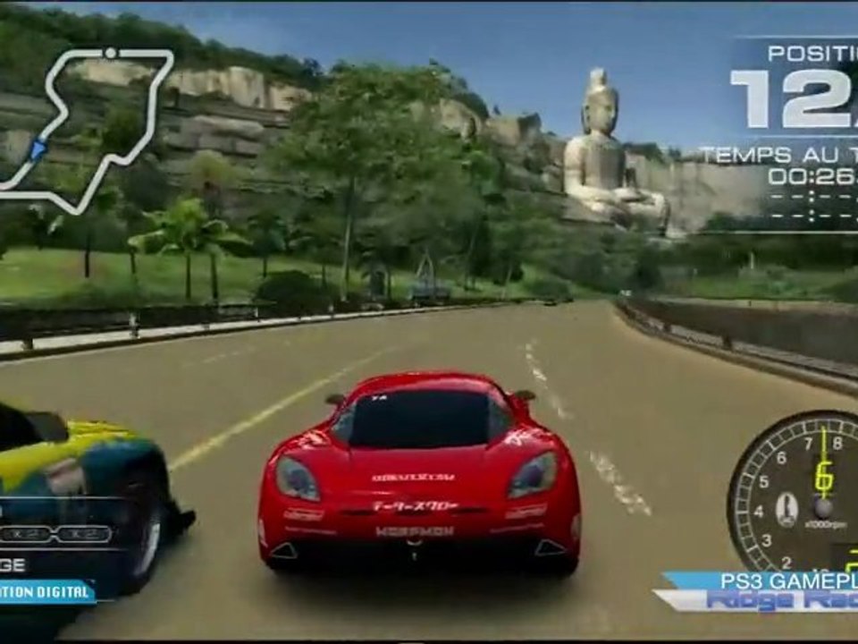 PS3 Vidéo Gameplay [1] Ridge Racer 7  [HD]‬