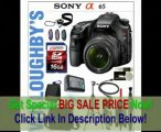 [SPECIAL DISCOUNT] Sony Alpha SLT-A65 Digital SLR Deluxe Kit Includes Sony SLT-A65V Digital SLR Camera with Sony AF DT 18-55 F3.5-5.6 SAM   LexSpeed 16GB Class 10   Lowepro Deluxe Camera Bag   Extra Spare Battery   6' H