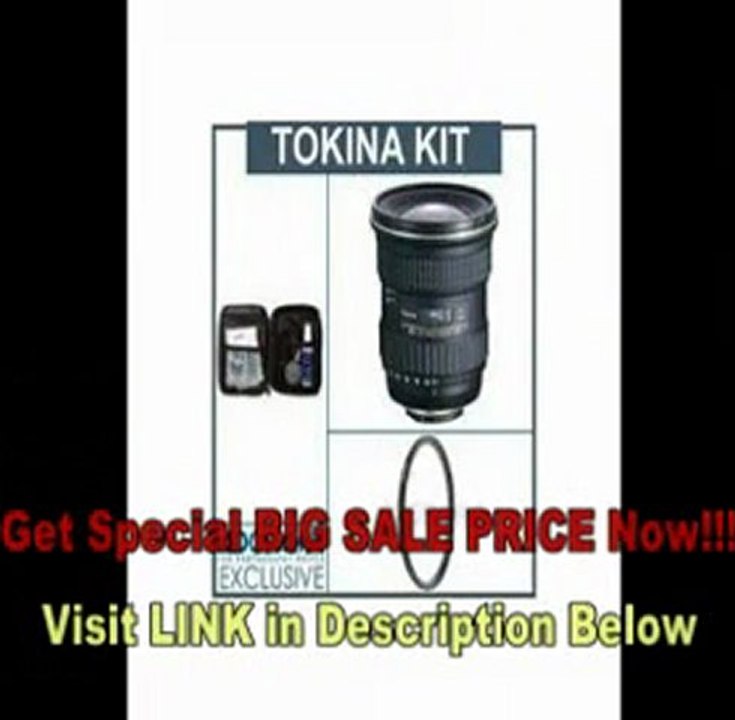 [BEST BUY] Tokina 11mm - 16mm f/2.8 ATX Pro DX Af Nikon Digital Mount Lens Kit, with Tiffen 77mm UV Wide Angle Filter, Professional Lens Cleaning Kit