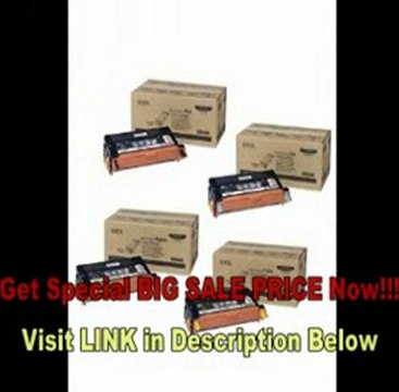 [REVIEW] Genuine Xerox Phaser 6180 High Yield Toner Set 113R00723, 113R00724, 113R00725, 113R00726 BCYM Sealed In Retail Packaging