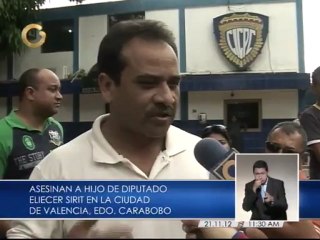 Asesinan a hijo del diputado Eliézer Sirit