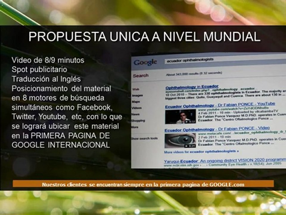 Video Web Produccion Ecuador