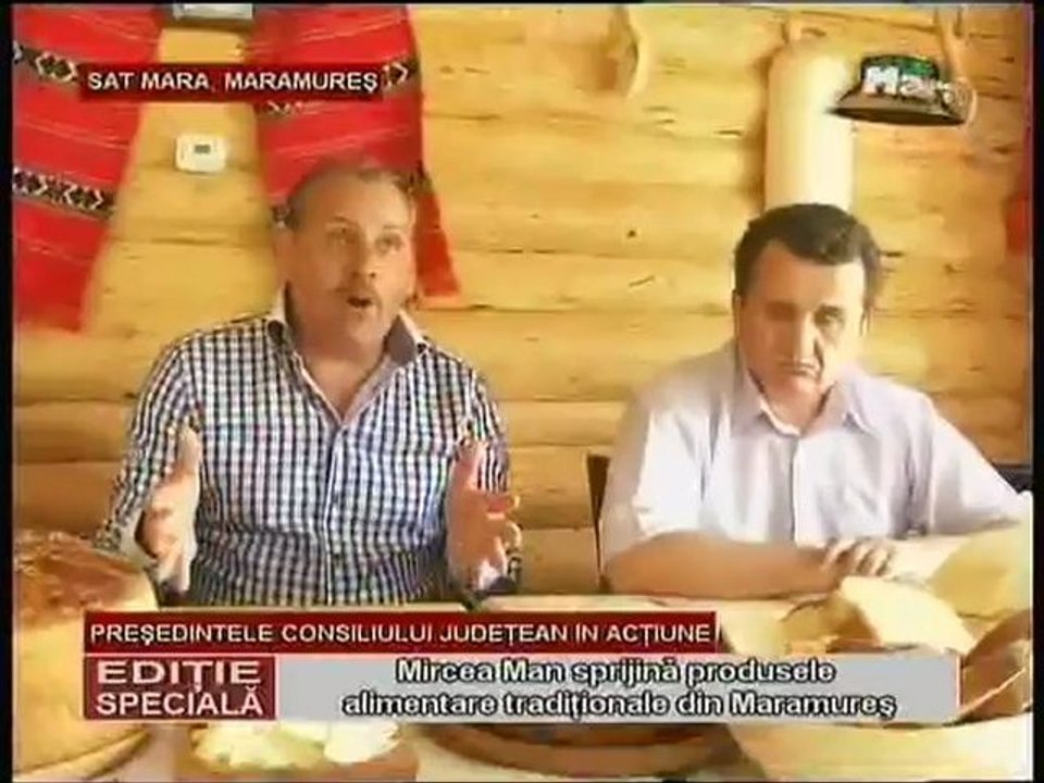 02 05 2012 MIRCEA MAN SPRIJINA PRODUSELE ALIMENTARE TRADITIONALE DIN MARAMURES