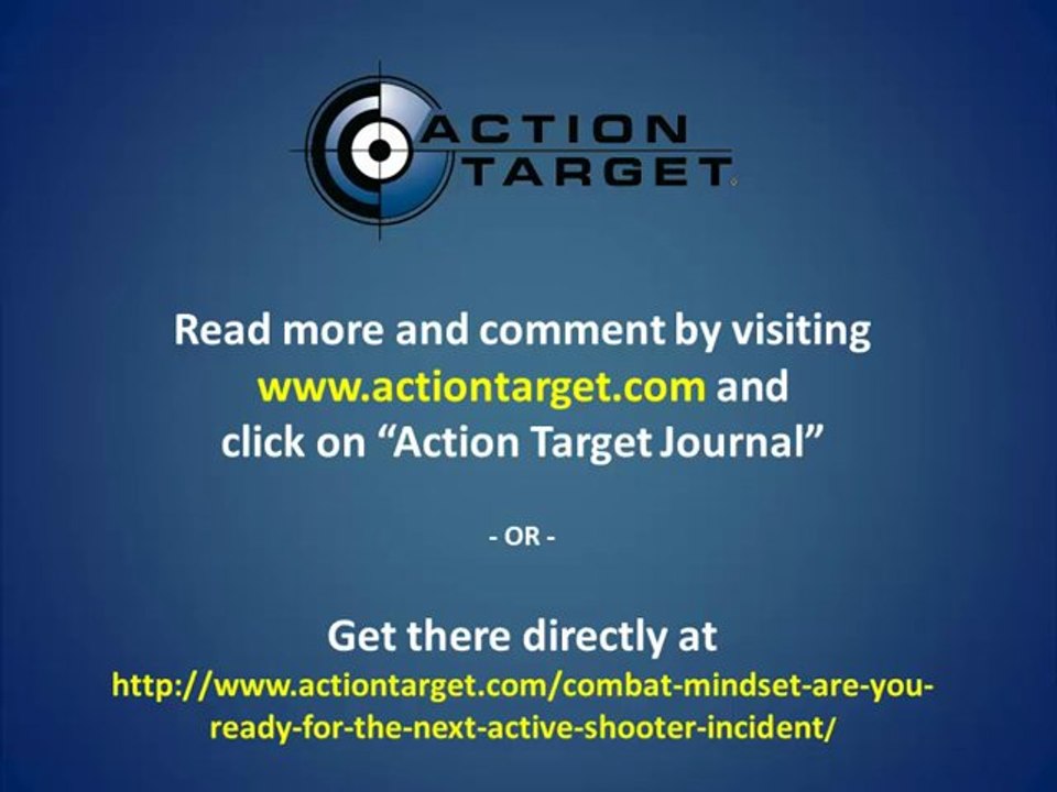 Situational Awareness - Combat Mindset