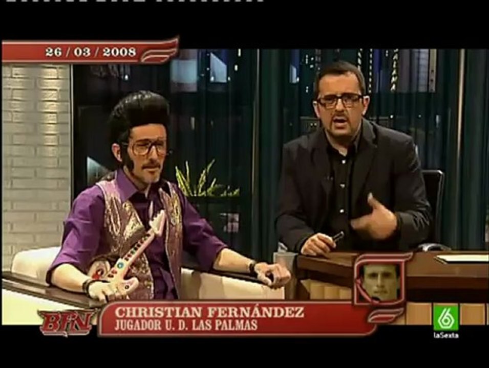 Buenafuente se pone camiseta de la UD Las Palmas [laSexta]