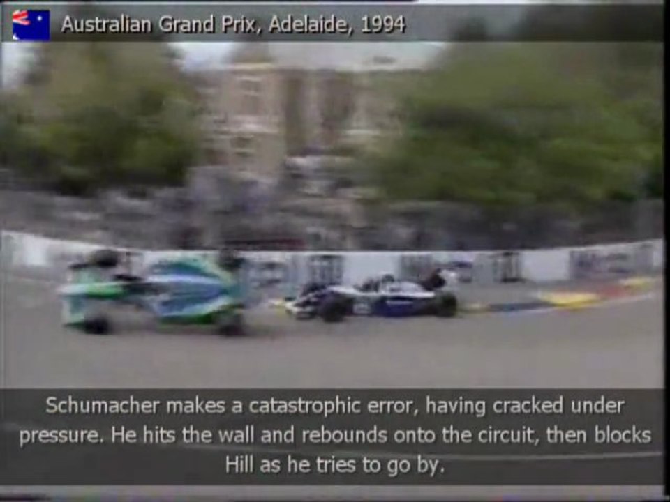 Anti Michael Schumacher Part 17 : The Collision