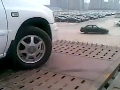 Unloading Cars From Truck Like A Boss