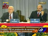 (Vídeo) Giordani  Crecimiento económico es producto de una política sostenida del Gobierno Bolivariano