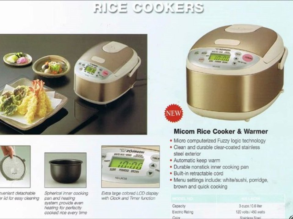 Zojirushi Rice Warmer and Cooker