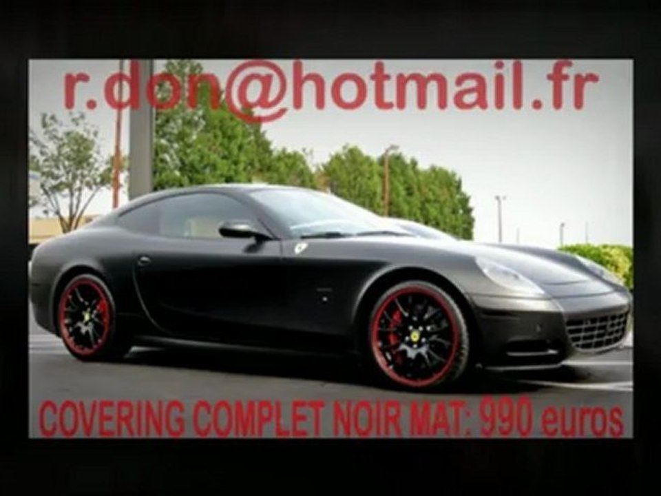 Ferrari 612 Scalietti, Ferrari 612 Scalietti, essai video Ferrari 612 Scalietti, covering Ferrari 612 Scalietti, Ferrari 612 Scalietti noir mat