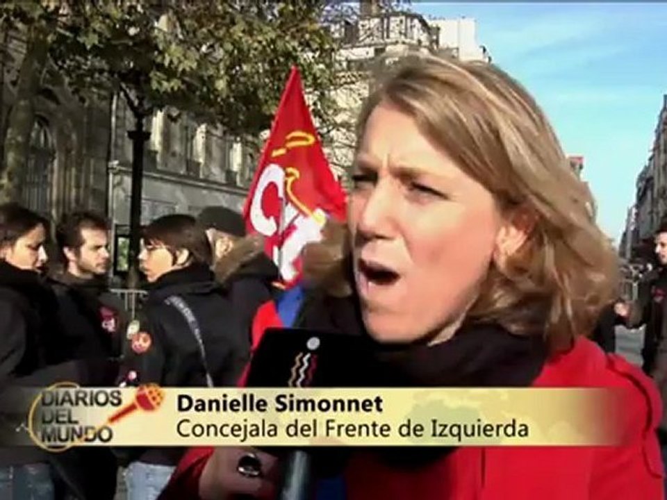 Trabajadores de Ayuntamiento de Paris exigen mejoras laborales(201112)2