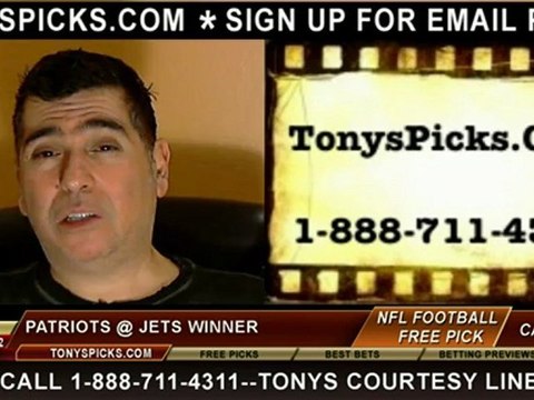 New England Patriots versus New York Jets Pick Prediction NFL Pro Football Odds Preview 11-22-2012