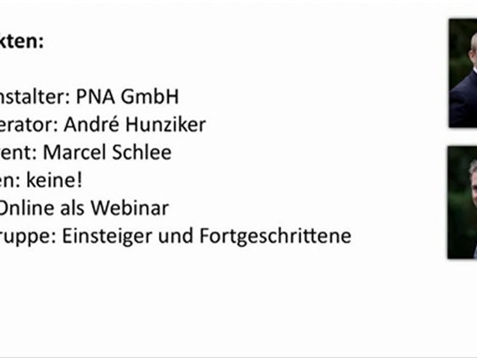 Einladung Webinar - „Internet- & Social Media Marketing ist einfach!“