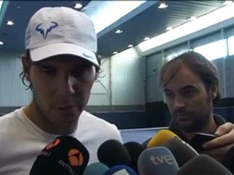 Deportes / Tenis; Nadal vuelve a entrenar en pista con la esperanza de volver a competir pronto
