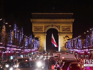 Illuminations des Champs Elysées - 21 novembre 2012