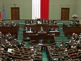 Discours devant les membres des deux chambres du Parlement polonais