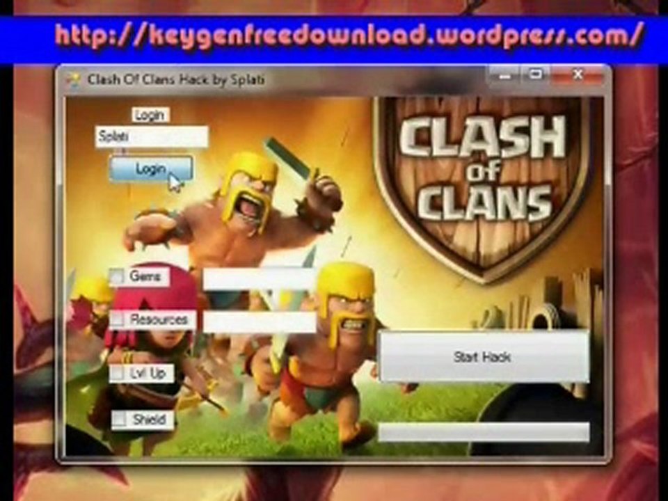 Clash Of Clans Hack 2012 Download 100 % Work !!!