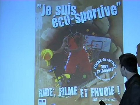 Tony Estanguet, Parrain du concours Pocket Film