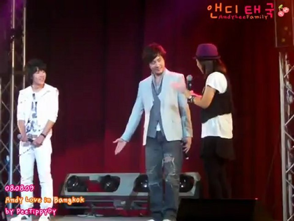 [Fancam] 090808 Rockhyun (Jumper) @ Andy Fanmeeting in Thailand Part 1