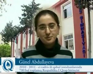 Qafqaz birincilərin dili ilə_Günel Abdullayeva