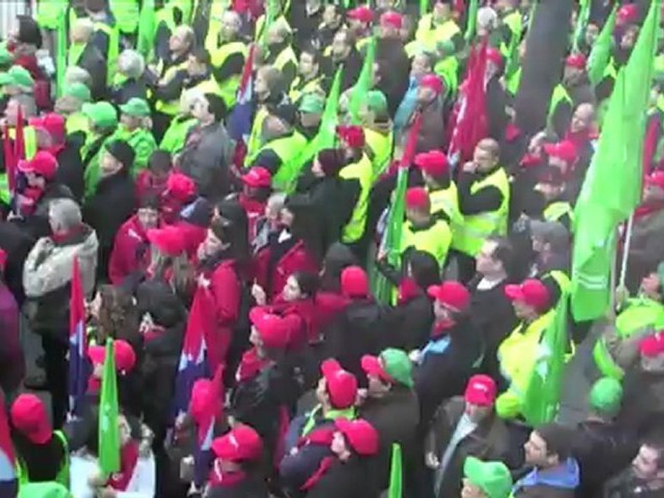 2012-11-13 - OGBL - Manifestation commune Cargolux et Luxair - Luxembourg