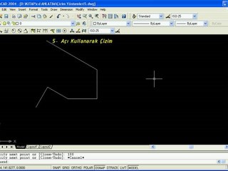 AUTOCAD KURSU http://www.autocadkursu.co  açılı çizim autocad özel ders