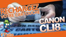 Rechargement des cartouches Canon CLI-8