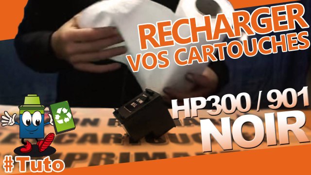 Rechargement des HP 300 ou HP 901 noir