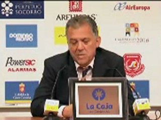 Rueda de prensa de Juan Manuel Rodrguez en el derbi Canario